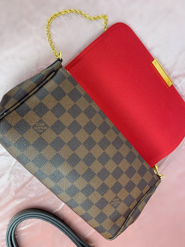 ルイヴィトンバッグ角部分ディテール